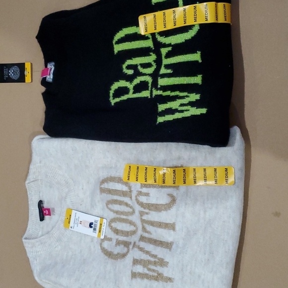 Vince Camuto Sweaters - Vince Camuto two sweaters  Good/ BAd Witch NWT size Large